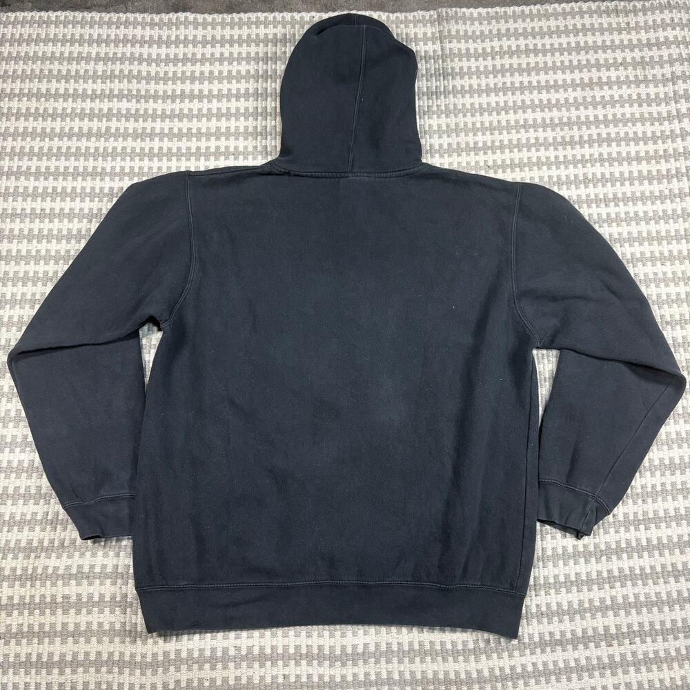 LSU‎ Tigers Blue 84 Black Pullover Hoodie with SEC Sleeve Patch Sz L Preowned - Picture 4 of 5